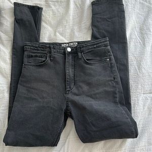 High Rise Skinny Black Jeans